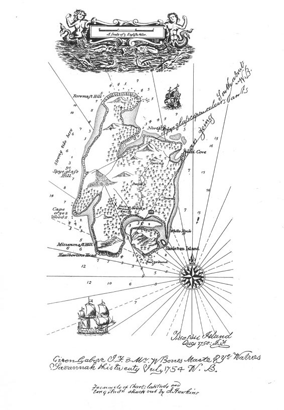 treasure island book map